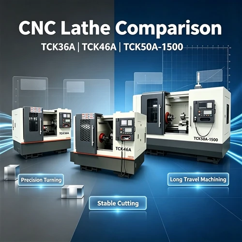 HAIDI TCK Series Slant‑Bed CNC Lathes – 45° Bed, Precision Linear Guides, and...